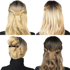 12pcs Hair Barrettes Set for Women and Girls, Hair Clips for Thick Thin Fine Hair, Non-metal Hair Accessories, Non-Slip Grip Handmade Snap Hairpin, BPA Free