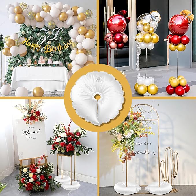 2 Pack Water Weight Bags for Balloon Column Stand And Balloon Arch | Openable - Image 9