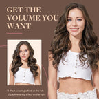 GOO GOO Clip in Hair Extensions Real Human Hair, Remy Human Hair Extensions Clip ins for Women, Natural Human Hair, 16inch 120g 7Pcs, 2C/4E/6C Brown Sugar Swirl Highlights