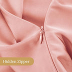 INFIIXSO Mulberry Silk Pillowcase for Hair and Skin, Silk Pillow Cases King Size with Hidden Zipper 20"x40", Extraordinary Smooth and Soft Cooling Pillow Cases for Hot Sleepers(Blush Pink, 1 Pack)