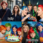 Halloween Hair Spray,Temporary Hair Color Spray for Women Kids Men,Washable Hairspray,Colored Hair Spray,Color Hairspray for Halloween,Party,Cosplay,Christmas Day (06#Blue)