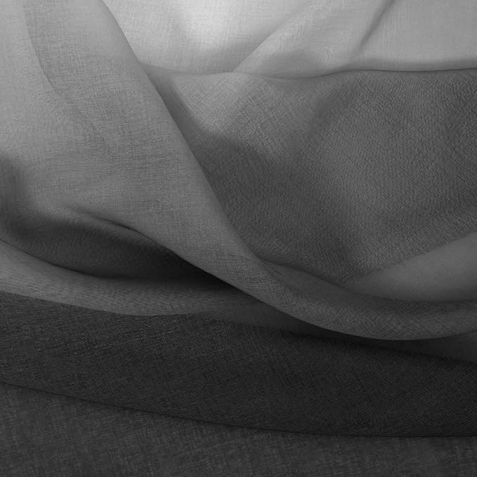 DWCN Black Ombre Sheer Curtains - Image 6