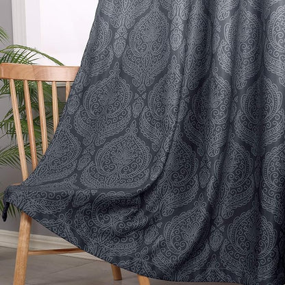 DWCN Extra Long Ombre Blackout Curtains - Image 3