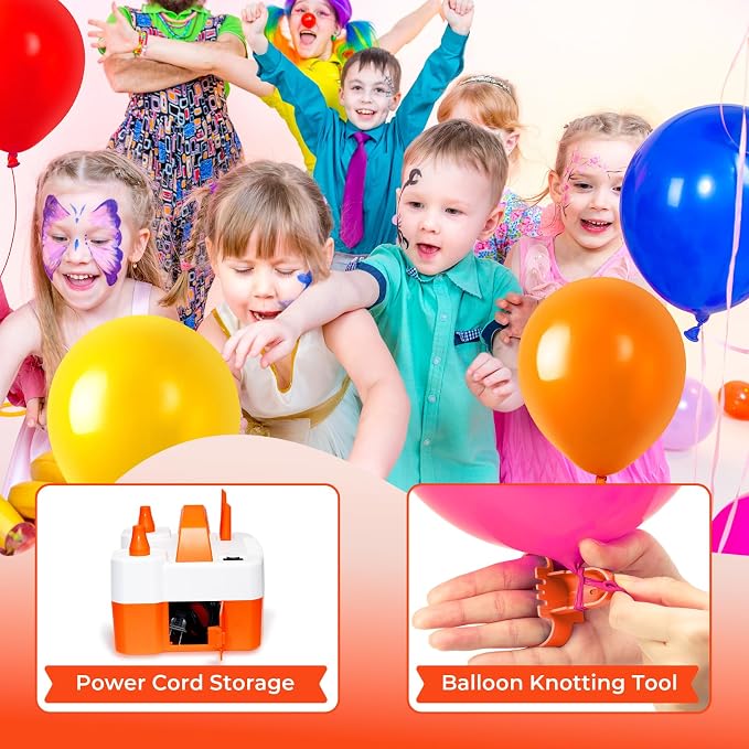ETENWOLF Electric Balloon Pump for All Balloons | Balloon Inflator for Birthday - Image 5