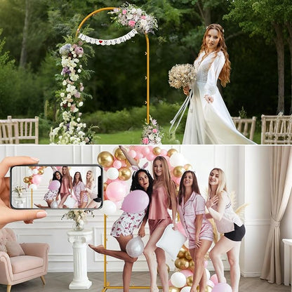 6 FT Wedding Arch Frame Backdrop Stand - Image 7