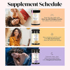 Winged Wellness Glow Up AM, Collagen Powder for Women - Morning Beauty Supplement for Glowing Skin with Grass-Fed Hydrolyzed Collagen Peptides, Lion's Mane & Maca Root - 21 Servings, Unflavored