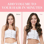 GOO GOO Clip in Hair Extensions Real Human Hair, Remy Human Hair Extensions Clip ins for Women, Natural Human Hair, 20inch 120g 7Pcs, 1D/2C/4E Chocolate Dip Color Melt