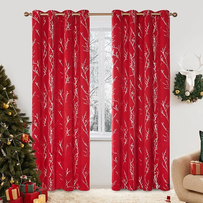 Deconovo Living Room Curtains 95 Inches Long, Thermal Insulated, Room Darkening by Unknown