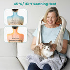 Nekteck Neck Massager for Pain Relief Deep Tissue, FSA Eligible Shiatsu Back Massager with Heating 3D Kneading Massage Pillow for Shoulder Leg Muscle, Office Home Car Use, HSA Eligible, Plug-in Use