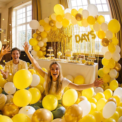 Yellow Balloons, Baby Shower, Anniversary, Graduation, Wedding Decorations - Image 8