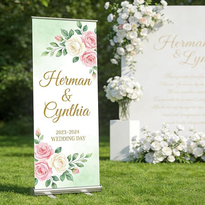 Custom Retractable Banner with Aluminum Frame, Personalized Roll Up Banner - Image 8