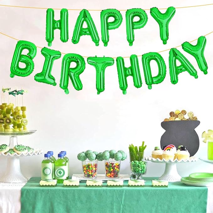 LIOZEOKUN Happy Birthday Balloon Letters 16 inch Mylar Foil Birthday Balloons - Image 6