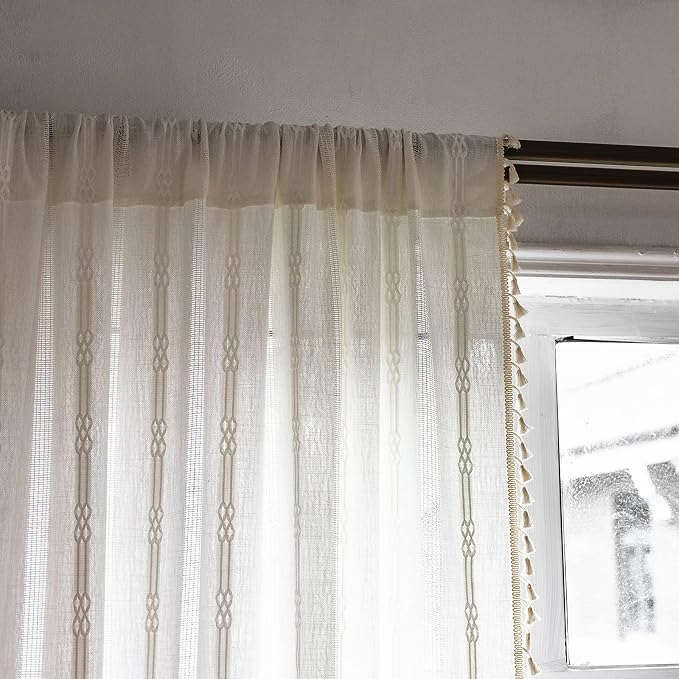 Sutuo Home Boho Curtains 96 Inches Long - Image 4