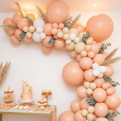 Sempertex Round Pastel Matte Malibu Peach Balloons, 11 Inch, Graduation - Image 8