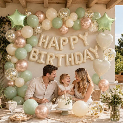 Sage Green Birthday Decorations - Image 5