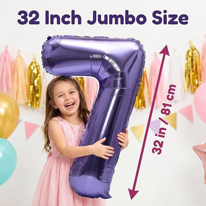 YPSelected 32 Inch Large Foil Helium Number Balloon Birthday Wedding Party 0-9 - Image 5