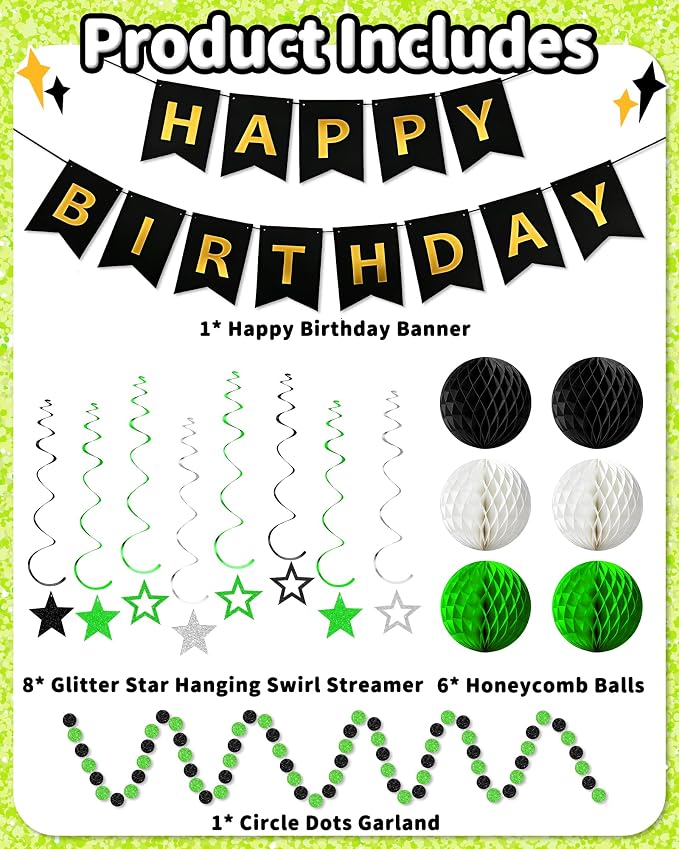 Happy Birthday Decorations, Party Decorations Banners - Image 2