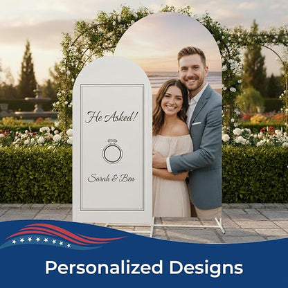 DC Custom Arch Backdrop Cover, Double Sided Custom Arch Covers Made in USA | - Image 5
