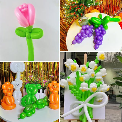 100Pcs Green 260 Balloons, Long Balloon - Image 5