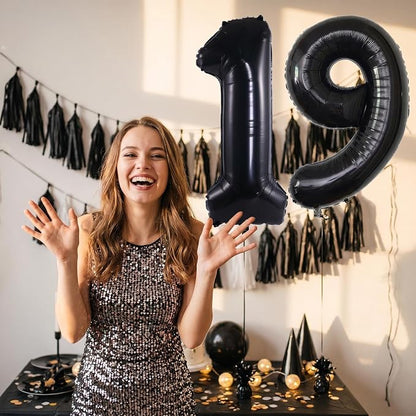 YPSelected 32 Inch Large Foil Helium Number Balloon Birthday Wedding Party 0-9 - Image 2