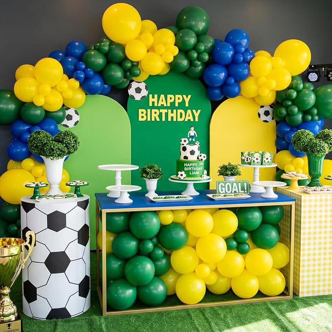 APLANET 150pcs Dark Green Balloons Different Sizes 18 12 10 5 Inches Emerald - Image 2