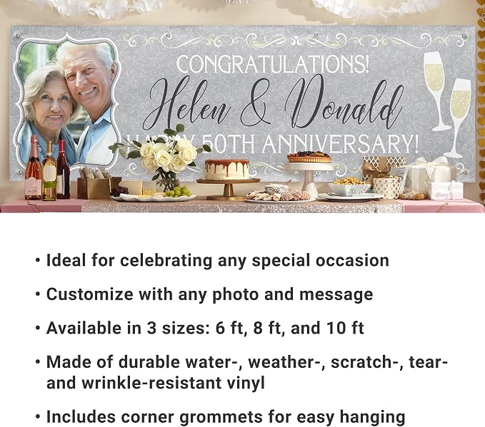 Let's Make Memories Personalized Photo Banner - Image 3