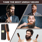 Hair Brush for Men, 100% Boar Bristle Hair Brush for Men Women’s Hair Smoothing, Styling, Detangling, Moisturizing, Adding Shine, Improving Blood Circulation, Promoting Hair Growth