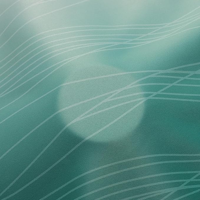 Green and Greyish White Blackout Curtains - Image 8