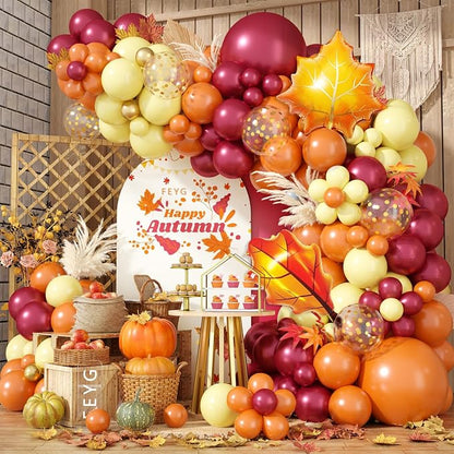 Fall Balloon Arch Kit, Thanksgiving Balloon Garland by FEYG