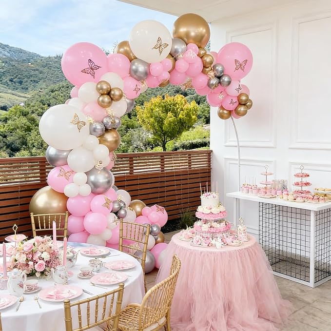50pcs 12 Inch Pastel Pink Latex Balloons | Light Pink Balloons - Image 6