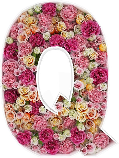 2FT Letter Q Mosaic Balloon Frame Letter DIY Fillable Letters Kit by JW+Passion+-+Premium+Quality%2C+Made+With+Passion