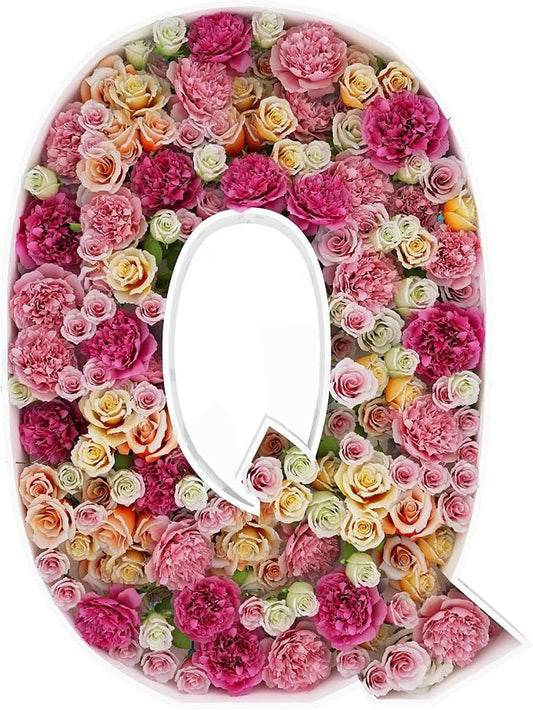 2FT Letter Q Mosaic Balloon Frame Letter DIY Fillable Letters Kit by JW+Passion+-+Premium+Quality%2C+Made+With+Passion