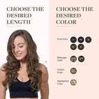 GOO GOO Clip in Hair Extensions Real Human Hair, Remy Human Hair Extensions Clip ins for Women, Natural Human Hair, 22inch 110g 7Pcs, 5 Light Ash Brown
