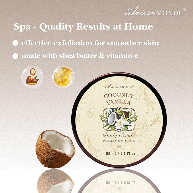 Spa Gift Baskets - Coconut Vanilla Bath Gift Set for Women, Luxury Relaxing Spa Kit with Bath Bombs, Body Lotion and Body Scrub, Birthday Gifts for Women, Christmas Spa Gifts for Mom