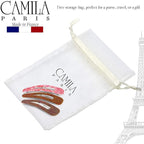 Camila Paris CP2932 French Hair Barrettes Clips, Snap Hair Slides Clic Clac for Women, Styling Girls Side Slide-in Metal Snap Pin Hair Accessories for Women. Strong Hold, No Slip Grip, Made in France