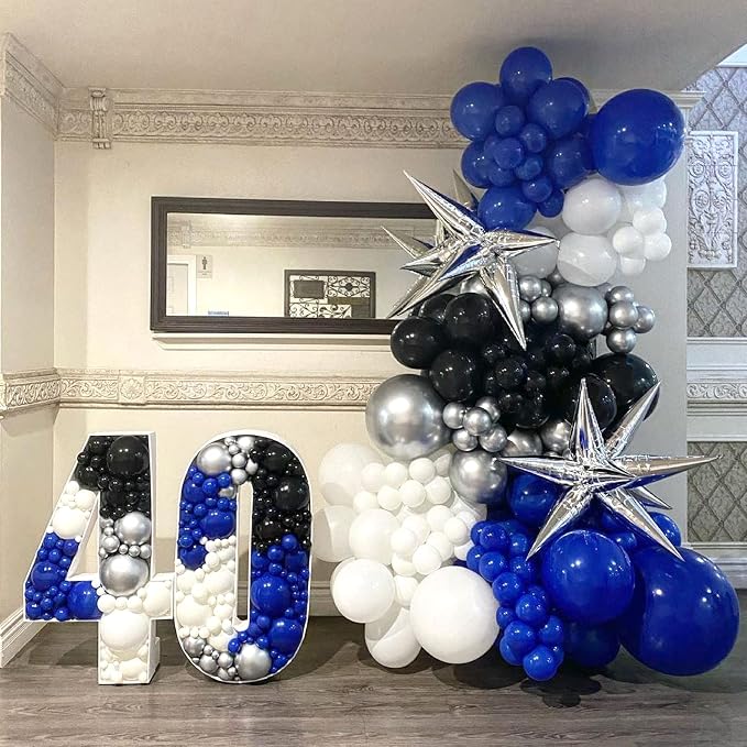 FOTIOMRG 120pcs 5 inch Royal Blue Balloons | Birthday, Graduation, Baby Shower - Image 4