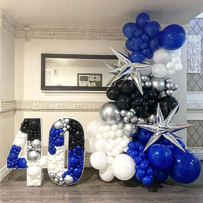 FOTIOMRG 120pcs 5 inch Royal Blue Balloons | Birthday, Graduation, Baby Shower - Image 4