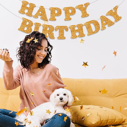 Orange Happy Birthday Banner Birthday Party Decorations Happy Birthday Banner - Image 9