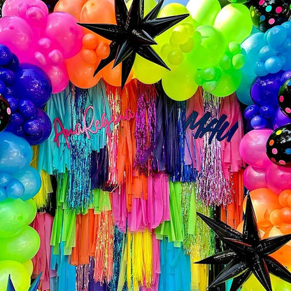175Pcs Neon Balloons Arch Garland Kit, Glow in the Dark Balloons - Image 6