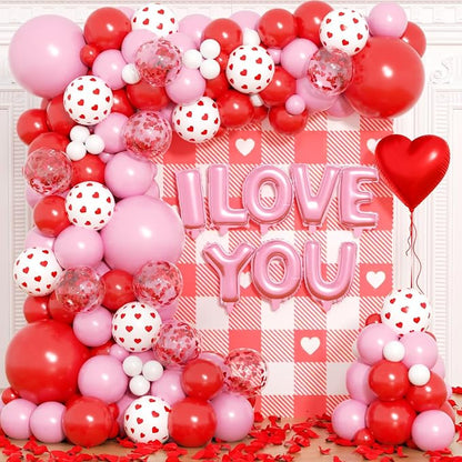 Valentines Day Balloons Garland Arch Kit - Image 4