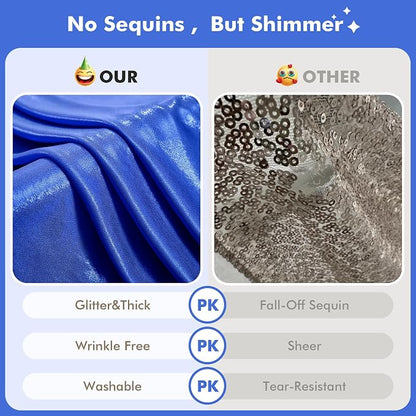 30ftx10ft Shimmer Purple Sequin Backdrop Curtain - Image 4