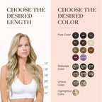 GOO GOO Clip in Hair Extensions Real Human Hair, Remy Human Hair Extensions Clip ins for Women, Natural Human Hair, 16inch 120g 7Pcs, 8A/22 Medium Brown Highlighted Golden Blonde