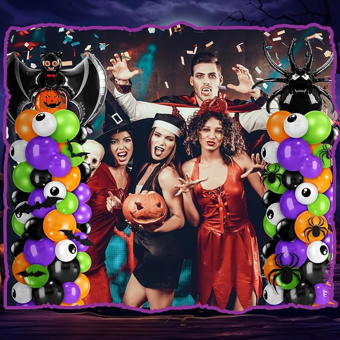 Kasyat 2 Sets Halloween Balloon Column Stand Kit - Image 7