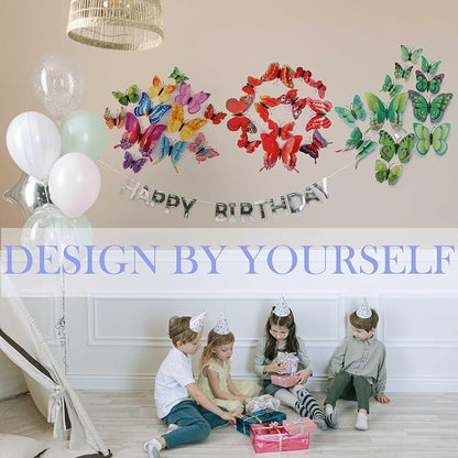 OPSEAM 3D Butterfly Wall Decor Butterfly Decorations Stickers - Image 3