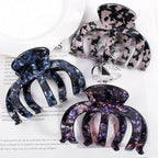 Large Octopus Hair Clips for Women with Thick Hair, Tortoise Shell Octopus Claw Clips | Non-Slip Strong Hold Jaw Clamps, Fashion Hair Barrettes & Bobby Pins