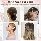 Gingbiss 18 Pcs Hair Clips for Women Girls, Black White Checker Cute Hair Barrettes with Storage Box, No Bend Korean Styling Minimalist Hair Accessories, Gift for Women Girls