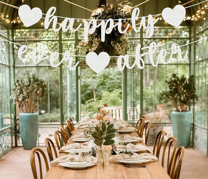 Pre-Strung Happily Ever After Banner - Image 2