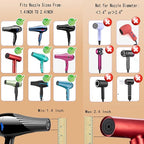 Universal Portable Blow Dryer Diffuser for Curly and Natural Wavy Hair, Hair Dryer Diffuser for Curly and Natural Wavy Hair (Black&Blue)