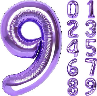 Number Balloons for Birthday Decorations by United-UnicornsParty