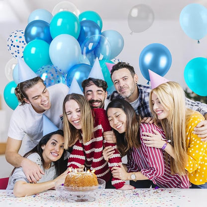 Teal Blue Balloons - Image 6